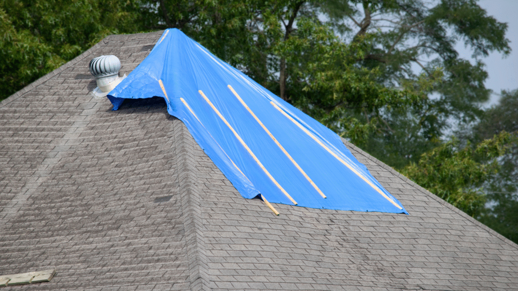 Roof Tarping in Lakewood